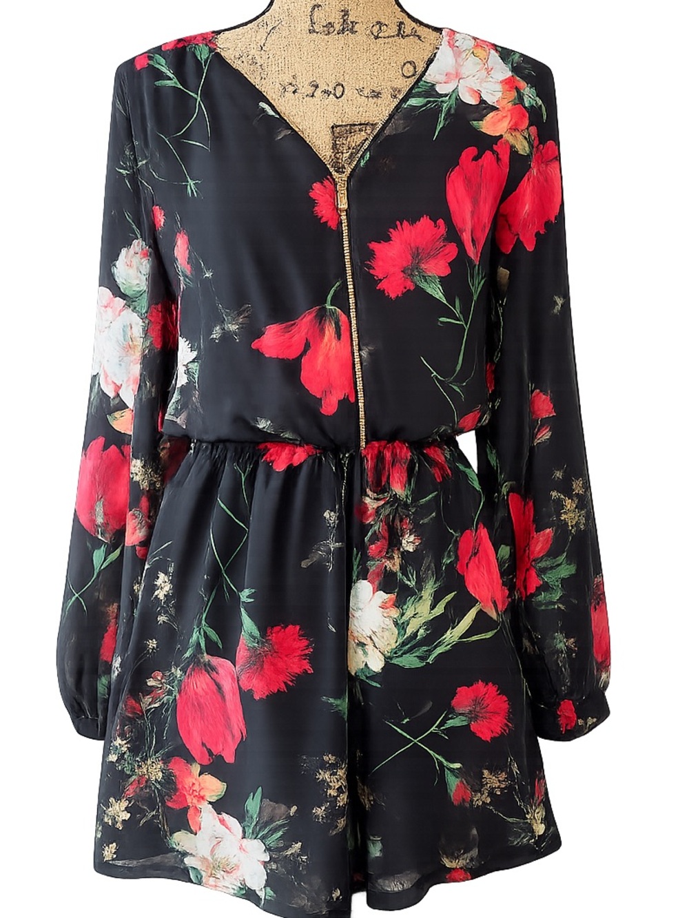 Express Floral Romper Small